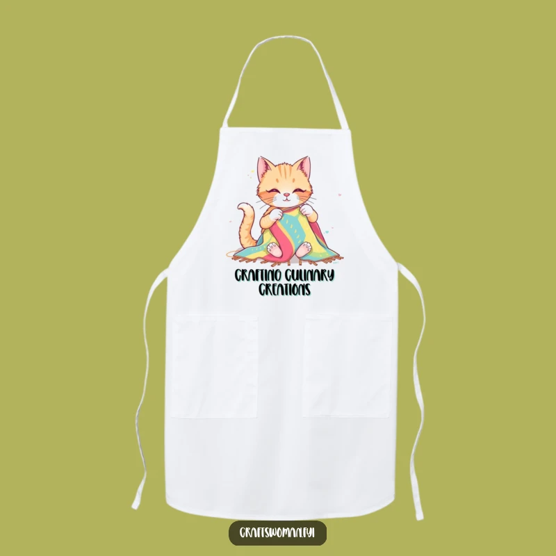 Funny Cat Chef Apron: Sew Your Way to Culinary Success with Feline Humor