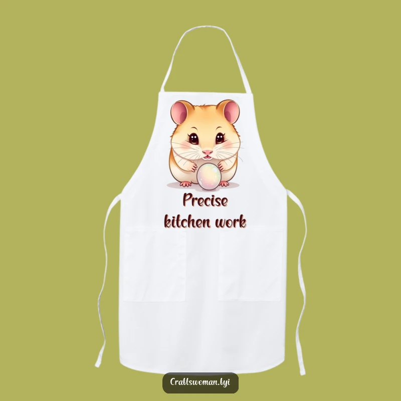 Funny Hamster Apron: Hilarious Kitchen Wear for the Curious Cook