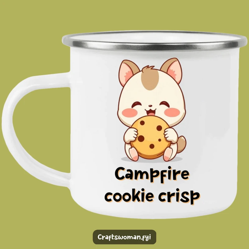 Funny Cookie Campfire Mug: Hilarious Companion for Sweet Outdoor Breaks