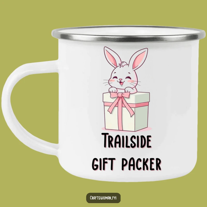 Funny Bunny Camper Mug: Enjoy Gifts with a Giggling Rabbit, Perfect Funny Gift!