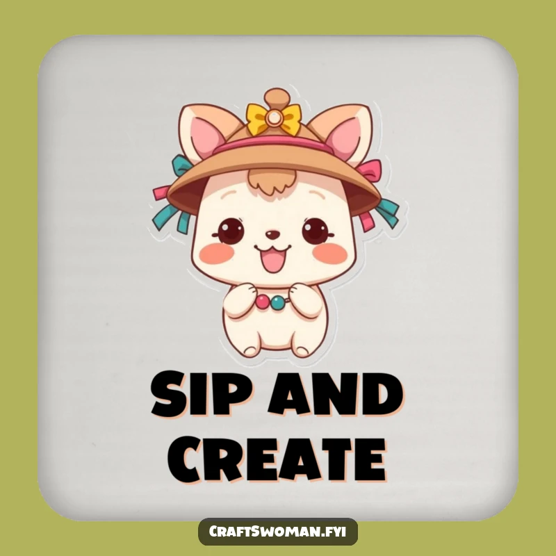 Funny Animal Coaster: Hilarious Decor for Tables While Crafting