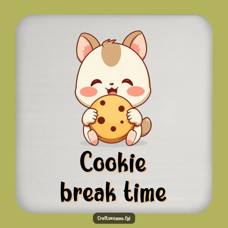Funny Cookie Coaster: Hilarious Decor for Tables with Sweetness