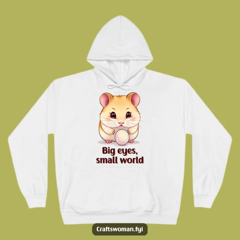 Funny Hamster Hoodie: Stay Cozy with This Hilarious Curiosity Design