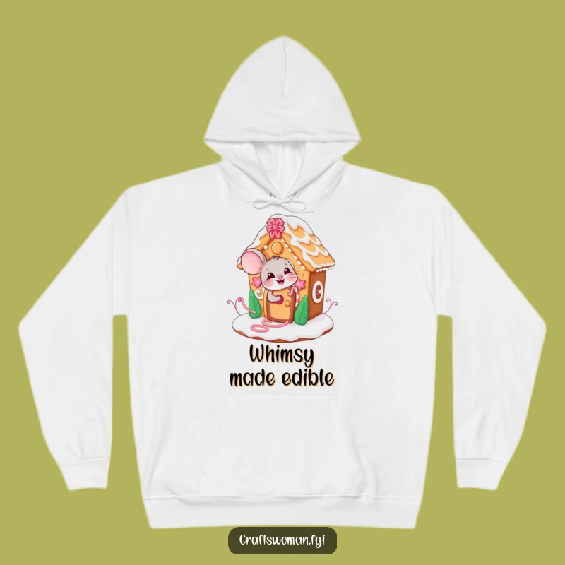Funny Mouse Gingerbread Magic Hoodie: Cozy & Festive Funny Gift