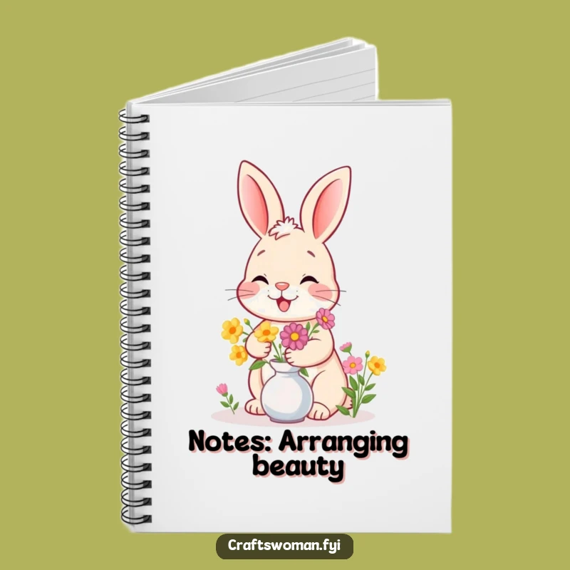 Funny Bunny Flower Notebook: Hilarious Journal for Gardeners and Dreamers