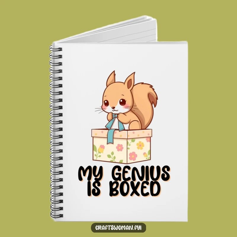 Funny Squirrel Notebook: Blank Pages for Ideas, Funny Gift for Writers