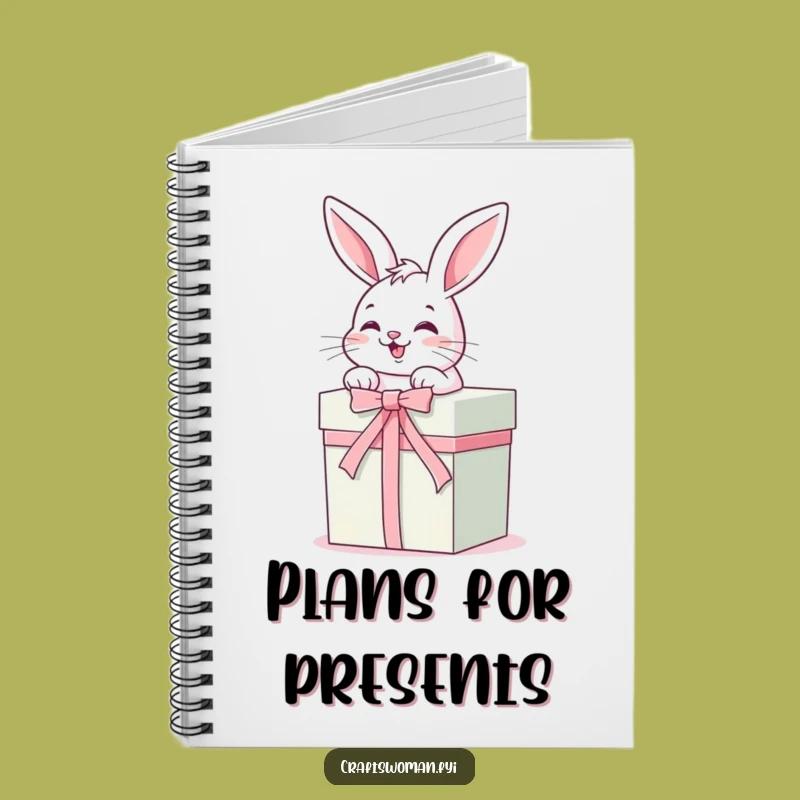 Funny Bunny Gift Notebook: Jot Down Ideas with a Giggling Rabbit, Great Funny Gift!