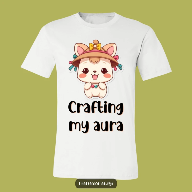 Funny Animal Hat Decorator T-Shirt: Hilarious Crafting Tee and Perfect Funny Gift!